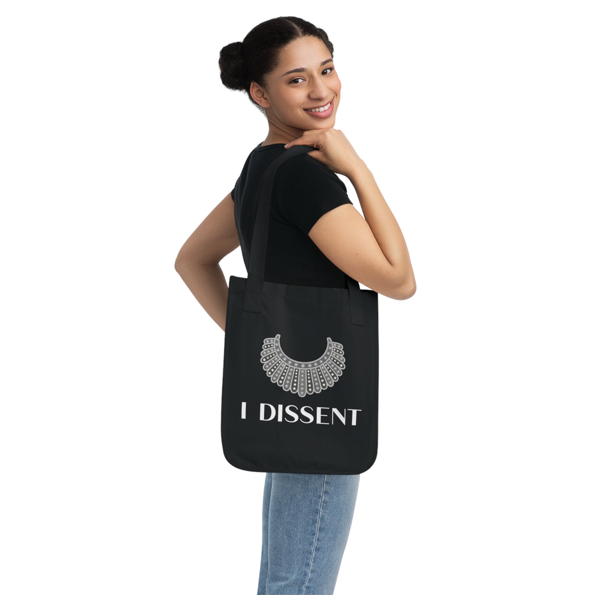 I Dissent, Ruth Bader Ginsburg / Organic Canvas Tote