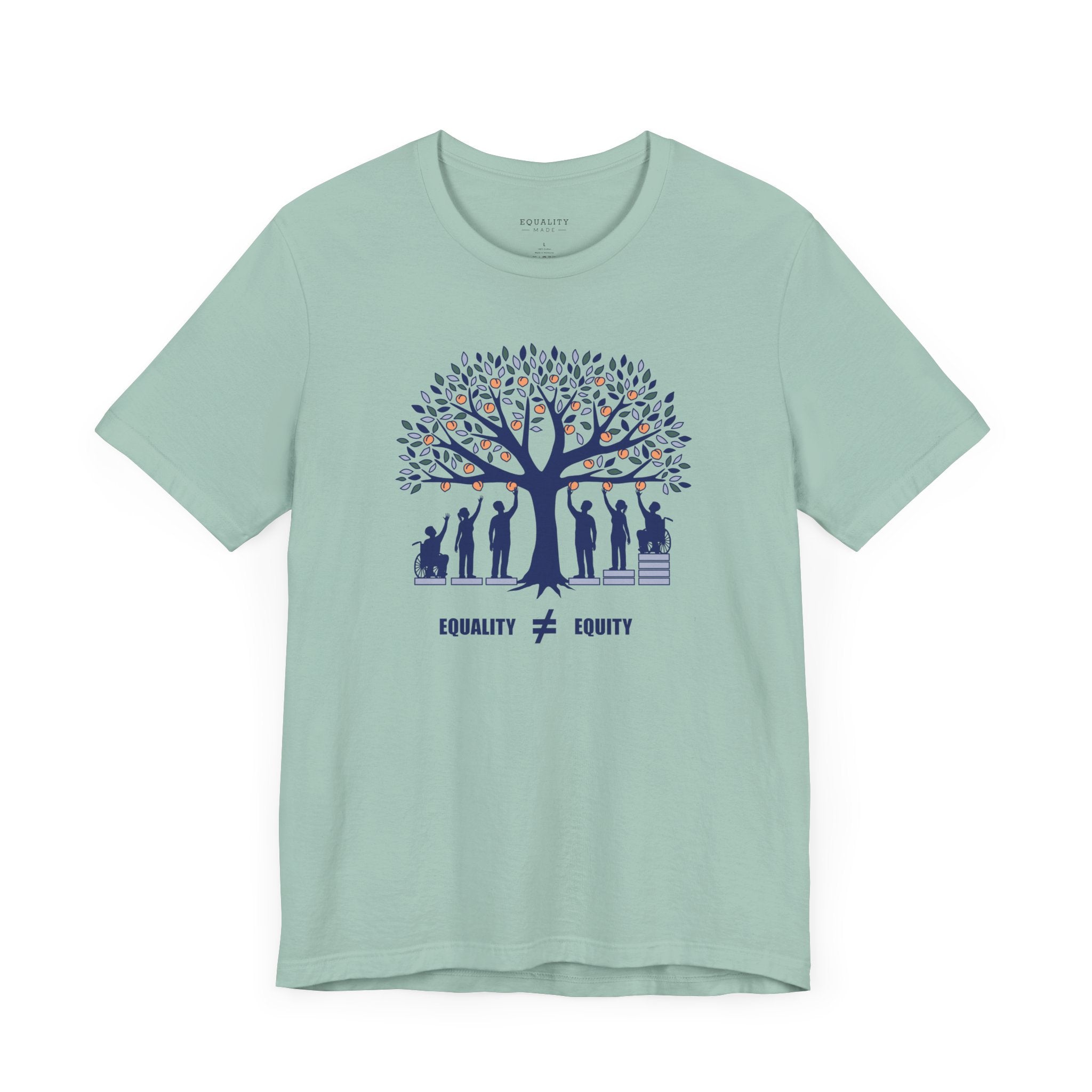Equality vs. Equity, Peach Tree / T-Shirt