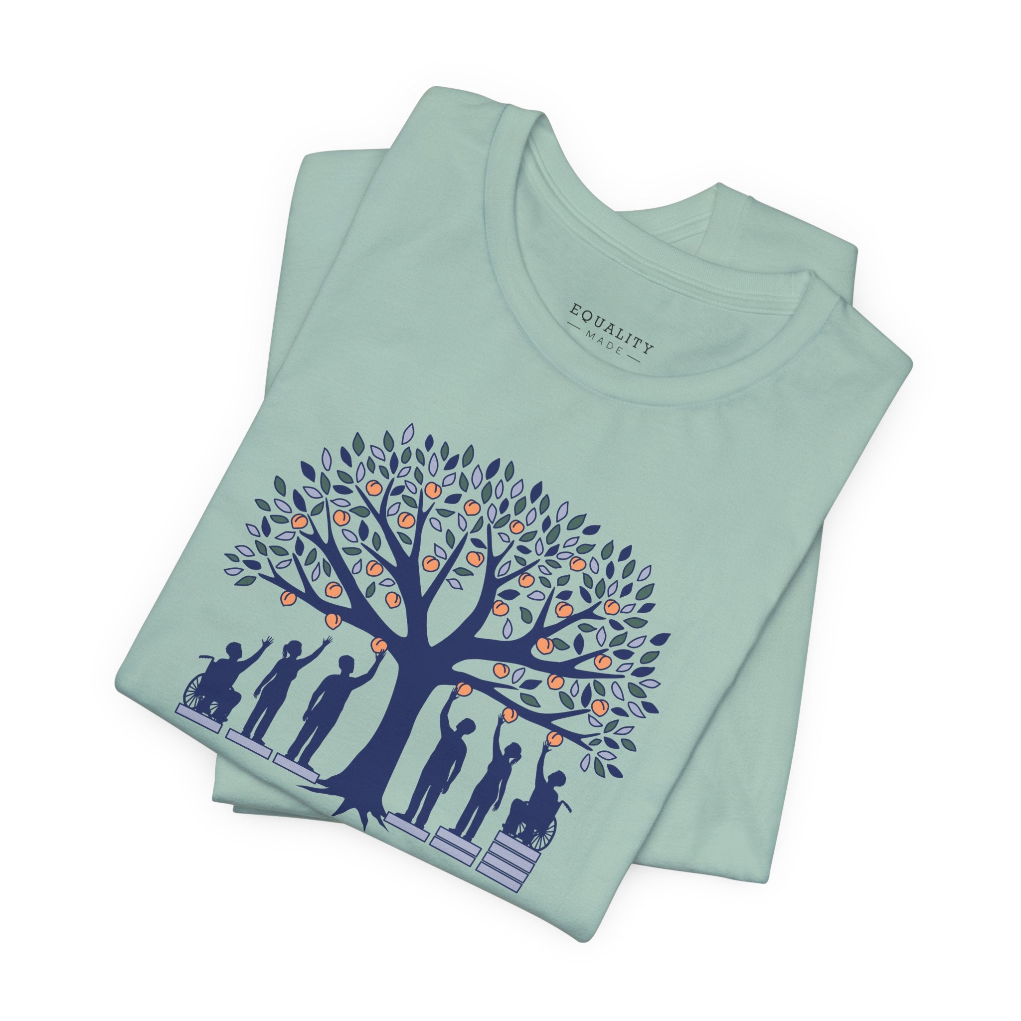 Equality vs. Equity, Peach Tree / T-Shirt