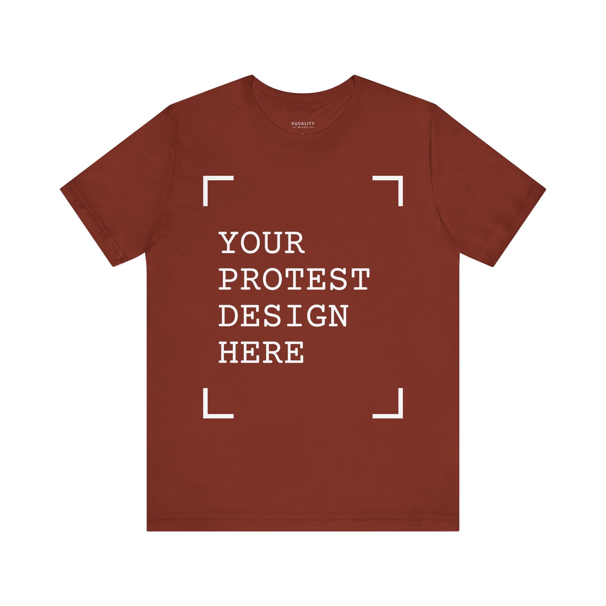 Custom Image Protest Tee / T-Shirt