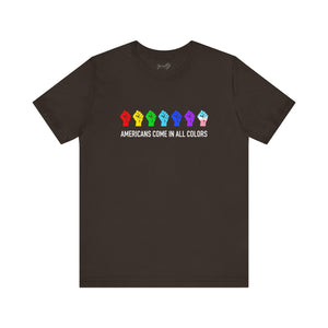 Americans Come in All Colors, Resistance Fist / T-Shirt